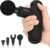 NEPQ Mini Massage Gun, Powerful Fascial Gun Portable Deep Tissue Percussion Muscle Back Head Massager for Pain Relief with 4 Massage Heads High-Intensity Vibration Rechargeable Small Massage Gun