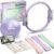 Pilates Ring Set: 35cm Magic Circle with Dual Padded Handles, Pilates Mini Ball, and Resistance Bands (15, 25, 35 lbs) for Strength, Flexibility, Stability, and Body Toning