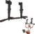 ptlsy Wall Mounted Pull Up Bar Multifunctional with Multi-grip Chin Up Bar Heavy Duty Dip Station for Home Gym Indoor Workout, Fitness Equipment, Dip Stand Supports to 440 Lbs