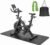 Bike Mat Compatible with Peloton Bike,6mm Thick,Elliptical,Treadmill Mat,Under Exercise Bike Trainer Pad for Indoor Stationary Spin Bike Gym Equipment Hardwood Floor Carpet Protector