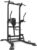 FLYBIRD 800LBS Heavy Duty Power Tower Dip Station, Adjustable Height Pull Up Stand with Crunch Leg Raise, Multifunction Strength Training Equipment for Home Gym Back Workout