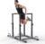 K KiNGKANG Dip Bar Station Set, 9 Level Adjustable, 1200lbs Heave Duty Dip Station for Full Body Workout Fitness,Functional Parallettes Bars