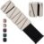 BECOJADDE Ankle Weights Set of 2 (1 lb/2 lb/3 lb Each) Adjustable Wrist Weights for Women Men Wearable Arm Leg Weight for Pilates, Running, Walking, Workout, Yoga