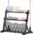 ULTRA FUEGO Dumbbell Rack 3-Tier Weight Plate Rack Storage Stand for Dumbbell/Kettlebell/Weight Plate and Curl Bar