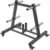 SELEWARE 2″ Olympic Weight Plate Tree Rack and Barbell Holders for Home Gym