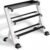Heavy Duty 3 Tier Dumbbell Rack Stand, 1200LBS Commercial Weight Storage Organizer for Home Gym (Select Frame Type: Kettlebell Flat Tray, All Rails, or Rolling Wheels), Stand Only