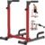 SELEWARE Adjustable Dip Bar Station, Home Gym Dip Stand