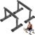 Kipika Parallette Bars for Calisthenics – Push Up & Dip Bar with Wood Handles, Rock-Free Support for Handstand, L-Sit & Home Strength Training, 600LB Capacity, 12″ Height