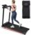 3.0HP Folding Treadmill for Home, 8% Adjustable Incline Electric Running Machine with 8MPH Speed, 12 Preset Programs, Wide Shock‑Absorbing Running Belt, Ultra‑Quiet Motor, Compact Foldable Walking Jog