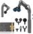 KingPavonini Foldable Massage Gun Deep Tissue, Grey, Model JA-G7