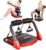 Ab Machine Ab Workout Equipment Sit Up Machine & Exercise Equipment Ab Crunch Machine for Stomach Workout Ab Core Trainer Abdominal Machine for Home Gym with Resistance Bands