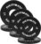 EVERYMATE Change Weight Plates 1.25LB 2.5LB 5LB Set Fractional Olympic Bumper Plates for Cross Training Steel Insert Strength Training