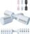 kisnbld Adjustable Dumbbell Set of 2, 11/15.4lb Adjustable Weight Dumbbells