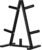 Amazon Basics Weight Plate Tree Rack, Durable Steel, Space-Saving Vertical Design for Home Gym