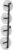 Synergee Wall Plate Rack – 4 Pegs 1000 lb Capacity
