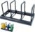 AHTAPFON Weight Plate Rack for Use Singly or Combine Multiple Units,Weights Rack Holder for Plates Up to 600 lbs,Bumper Plate Storage Rack for Easy to Replace Olympic Weight Plates in Home Gym