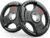 GIKPAL Olympic Weight Plates, 2-Inch Rubber Coated for Strength Training