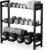 3 Tier Adjustable Dumbbell Rack – Heavy-Duty 450LB Capacity Weight Storage Stand for Dumbbells, Space-Saving Weight Rack Home Gym Organizer (Rack Only)