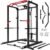 JELENS S11 Power Cage, 2000LB Multi-Function Power Rack with LAT Pulldown, Squat Rack with Adjustable Pulley System and Training Attachments, Weight Rack for Home Gym