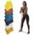 THERABAND Professional Latex Resistance Band Set, Pack of 7, 6 Ft