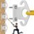 Resistance Band Wall Anchor Kit, Wall Mount Training Anchor System for Resistance Bands, Exercise Bands, Home Gym Workout & Physical Therapy Strength Training