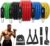 WHATAFIT Resistance Bands with Handles, 5-Level Exercise Bands for Workout