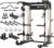 MAJOR FITNESS F22 Power Rack, 1600lbs All-in-One Squat Rack with Dual Pulley System, Heavy-Duty Steel Frame, Attachments & Storage for Home Gym Strength Training