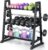 Leteuke 3 Tier Dumbbell Rack Stand Only, 1300LBS Heavy Duty