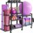 6Tier Rolling Home Gym Storage, Multi-Purpose Dumbbell Weight Rack