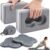 Yoga Blocks 2 Pack for Wrist Relief,Yoga Block with Knee Pads Strap