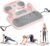 SHIJING Pilates Reformer Board，6-in-1 Foldable Pilates Equipment for Home Workout with Timber，Core& Full Body Training for Women