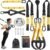 Home Resistance Training Kit,Resistance Trainer Exercise Straps with Handles,Door Anchor,Training Guide,Wall Mount Bracket, Bodyweight Resistance Straps for Full-Body Workout for Home Gym.
