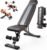 Adjustable Weight Bench, ASTM-Certified 660LB Workout Bench for Home Gym