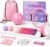Home Pilates Kit for Women – 14 Pcs Pilates Equipment Set with Pilates Ring and Ball, 5 Resistance Bands Etc Accessories for Beginners Home Workouts – Includes Workout Guide