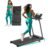 Treadmills with Handle Bar, Walking Pad with Incline for Home Small, Portable Treadmills for Home Exercising, Electric Mini Walking Pad Treadmills with Handles, 3.5HP, 0.6-10MPH, 400LBS
