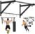 Adjustable Depth Wall Mounted Pull Up Bar 500LB Heavy Duty