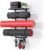 Yoga Mat Holder Wall Mount, Home Gym Storage Rack with Top Floating Shelf