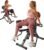 HA1 2-in-1 Hip Abductor and Adductor Machine, Glute & Inner Thigh Workout Equipment for Home Gym, Leg Workout and Booty Builder with 6 Adjustable Resistance Bands and Dual Foot Bar, Black