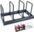 Weight Rack with Dividers 660 LBS Capacity Olympic Weight Plate Rack