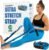 KneeSled Ultra Stretch Strap with 10 Loops, Physical Therapy Strap for Hamstring, Leg & Foot Stretching, Stretch Out Straps for PT, Yoga & Exercise Recovery