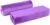2-Pack Yoga Bolster Pillow Set: Rectangular & Cylinder Pillows for Meditation and Support, Yoga Pillows with Washable Velvet Cover, Triple-Layer Sponge with Carry Handle, Purple