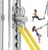 Adjustable Aluminum Alloy Resistance Band Wall Mount, Fitness Anchor System