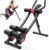 Adjustable Ab Machine with Dual Tracks – Foldable Home Gym Equipment for Mountain Climber & Crunches, Heavy-Duty Core Trainer for Beginners, 440 LBS Capacity