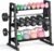3 Tier Adjustable Dumbbell Rack, 1300LB Capacity Heavy Duty Weight Rack for Home Gym, Space-Saving Steel Kettlebell Rack for Dumbbells, Kettlebells, Barbells & Weight Plates (Rack Only)
