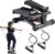 Sunny Health & Fitness Mini Stair Stepper w/Resistance Bands for Home Gym
