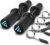 16″ Olympic Dumbbell Handle, Dumbbell Bar for 2-inch Olympic Weight Plates, Loadable Dumbbells for Home Gym Strength Training, 2 Pair of Spring Collars Included