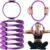 Syhood Pilates Ring 11. 81 Inch Pilates Circle Yoga Ring Magic Lightweight Flexible Workout Equipment for Fitness Physical Therapy Resistance Exercise Arms Legs
