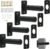 Wall Mounted Weight Plate Rack, Olympic Weight Plate Holder, 2-Inch