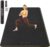 Extra Large Yoga Mat – 72″x48″ or 78″x57″, 1/4″–1/2″ Thick Mat for Women & Men, TPE Non-Slip Pilates Mat for Home Gym, Yoga, Stretching, Meditation