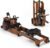 Wenoker Water Rowing Machine, Foldable Saving,Immersive Water Rower